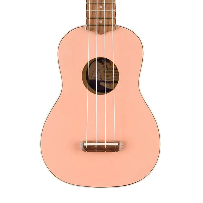Brand New Fender Venice Soprano Ukulele Shell Pink