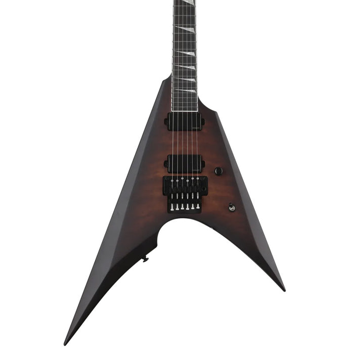 ESP LTD Arrow-1000QM Electric Guitar Dark Brown Sunburst Satin Quilted Maple