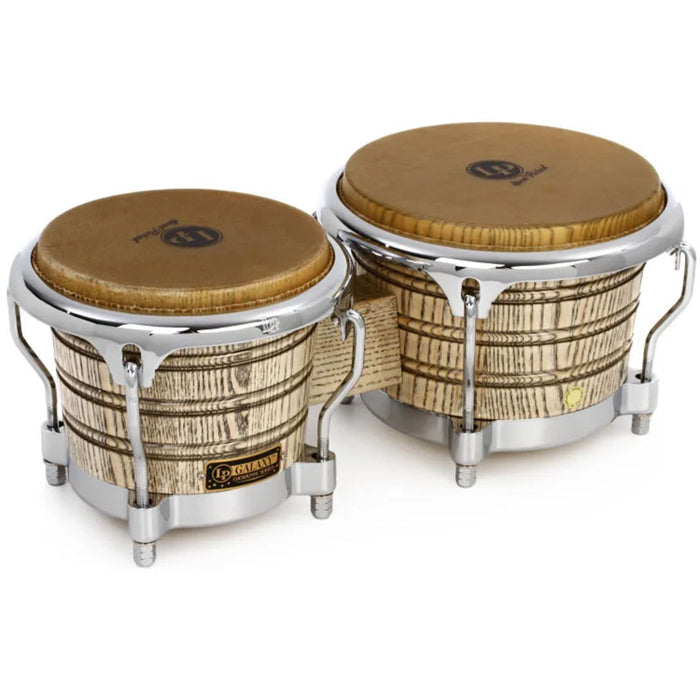 Latin Percussion Galaxy Giovanni Signature Bongos Natural/Chrome