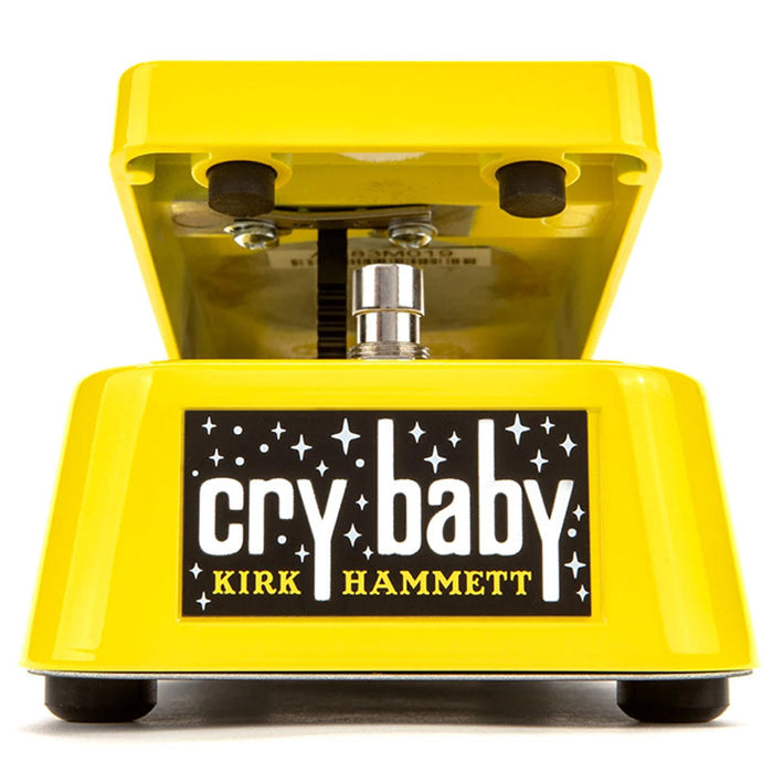 Brand New Dunlop Kirk Hammett Signature Cry Baby Wah Yellow Sparkle Edition