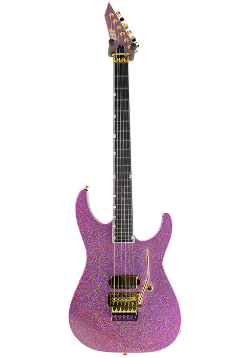 Brand New ESP USA M-I Neck-Thru FR Disco Pink Sparkle