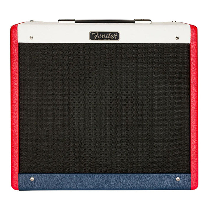 2026 Fender Blues Junior IV Color Trio w/Eminence Cannabis Rex Red, White and Blue
