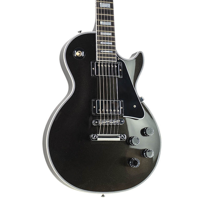 Brand New Gibson Custom Shop Les Paul Custom "1985 Reissue" Charcoal Metallic Gloss