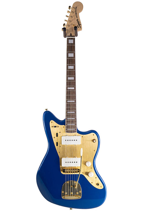 2022 Squier 40th Anniversary Gold Edition Jazzmaster Lake Placid Blue w/Gold Anodized Pickguard