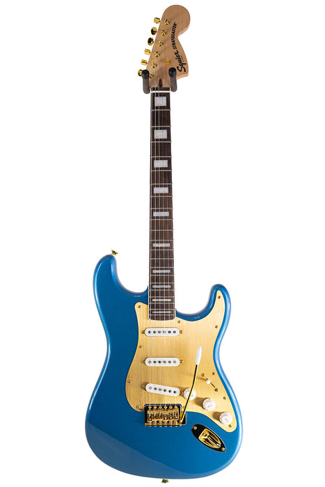 2022 Squier 40th Anniversary Gold Edition Stratocaster Lake Placid Blue w/Gold Anodized Pickguard