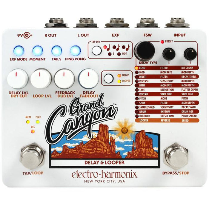 Brand New Electro-Harmonix Grand Canyon Delay and Looper