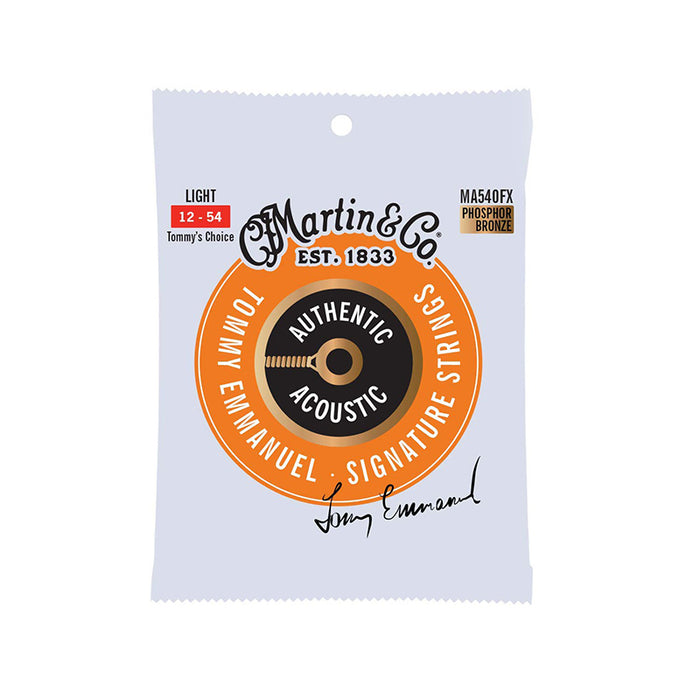 Martin MA540FX Authentic Acoustic Flexible Core Phosphor Bronze Guitar strings Light 12-54 Tommy's Choice