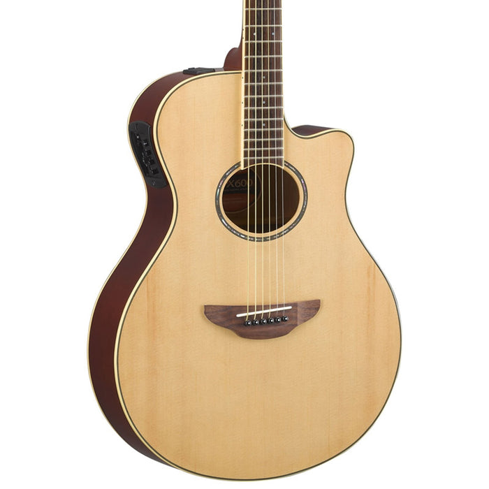 Brand New Yamaha APX600 Thinline with Electronics Natural
